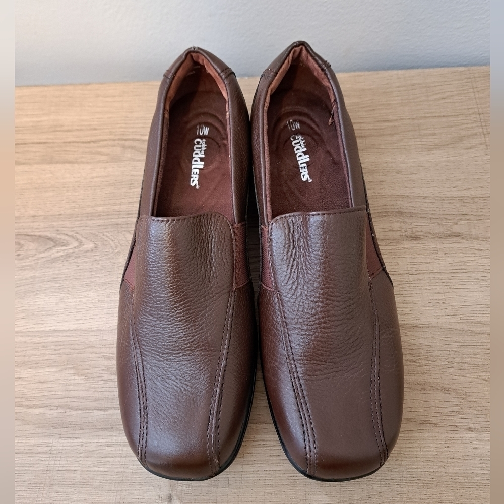 Cobbie Cuddlers Brown Leather Shoes | Flats | Footwear